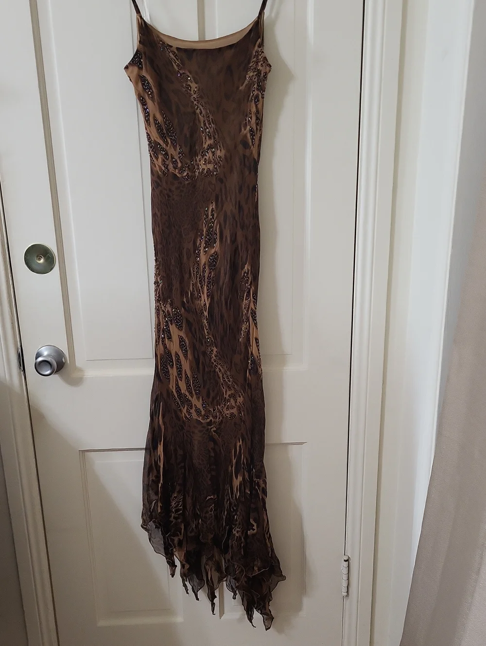Embellished Spaghetti Strap Dress - Picture 4 of 7